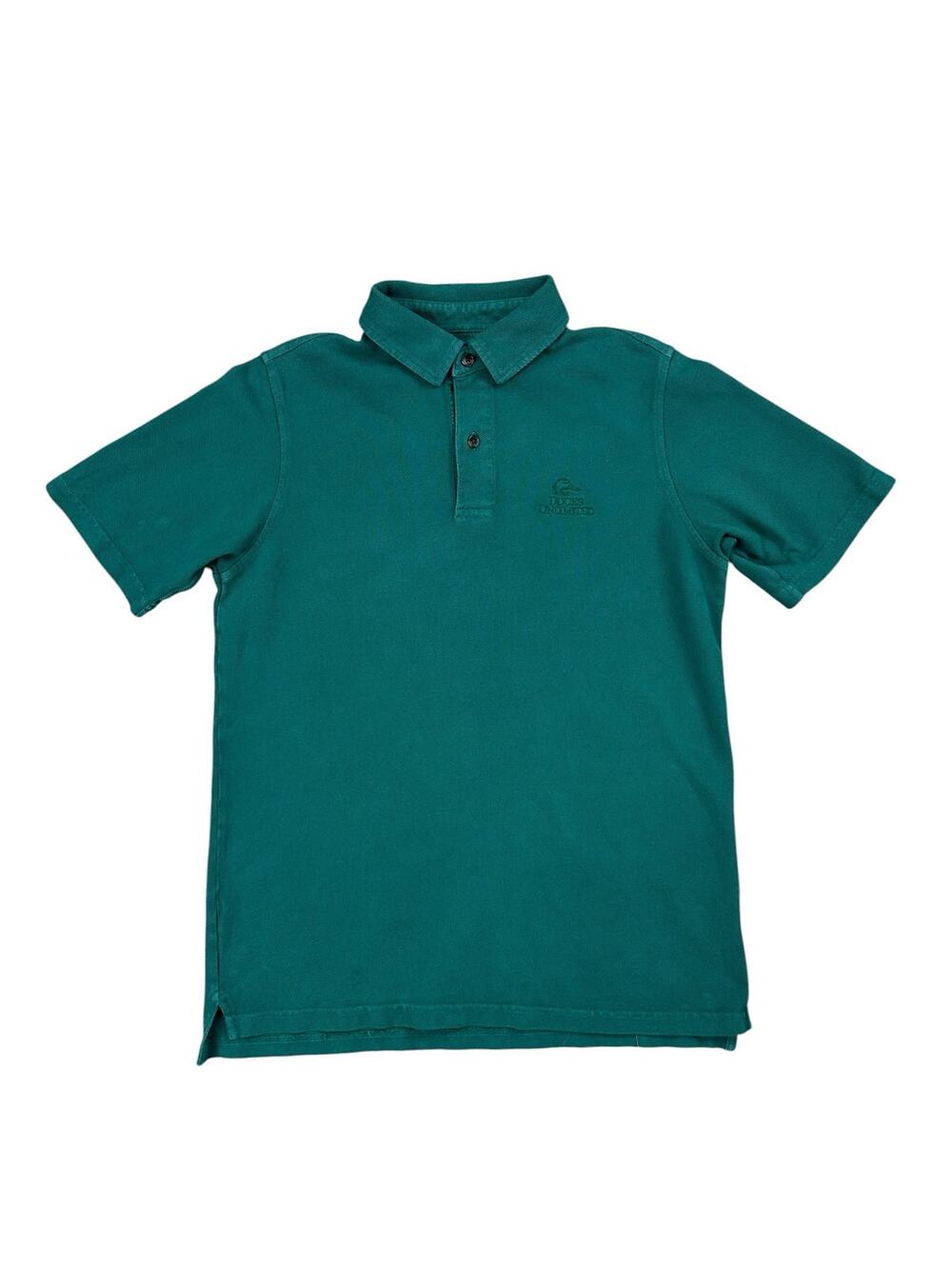 Filson x Ducks Unlimited Salt Marsh Mesh Knit Polo Green — Small